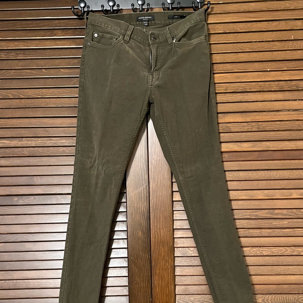 Banana Republic Brushed Traveller Pants 30x32 Skinny